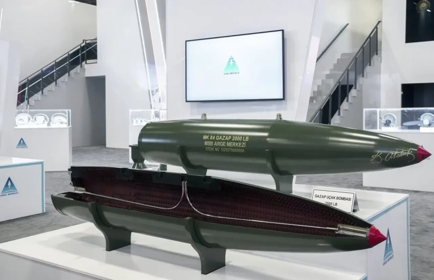 Турецкая термобарическая авиабомба Mk 84 Gazap